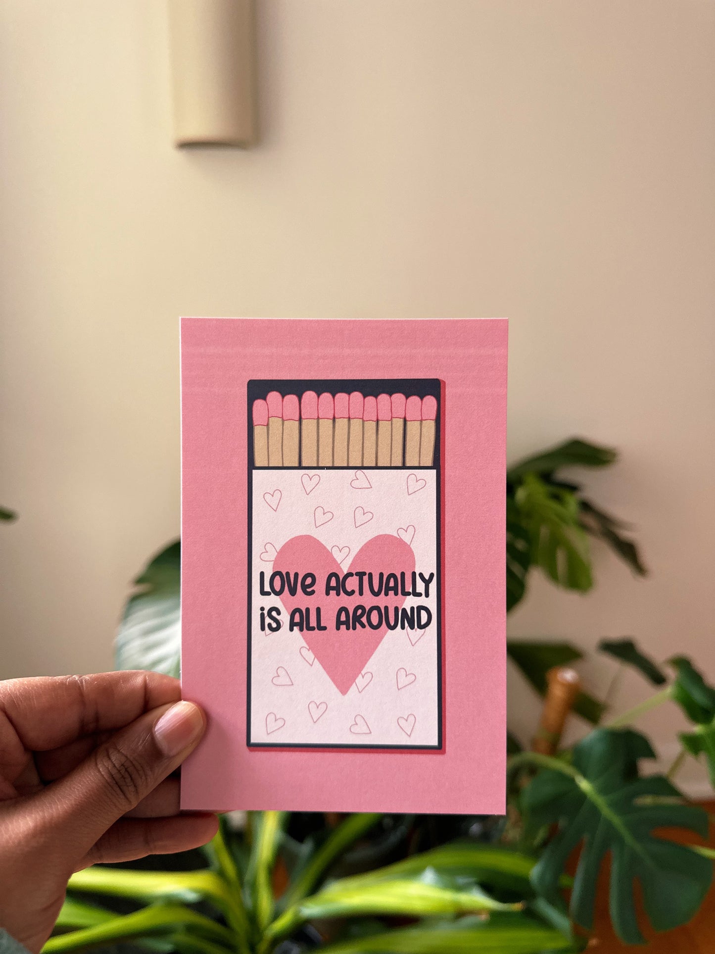 Love is All Around Postcard OOPSIE