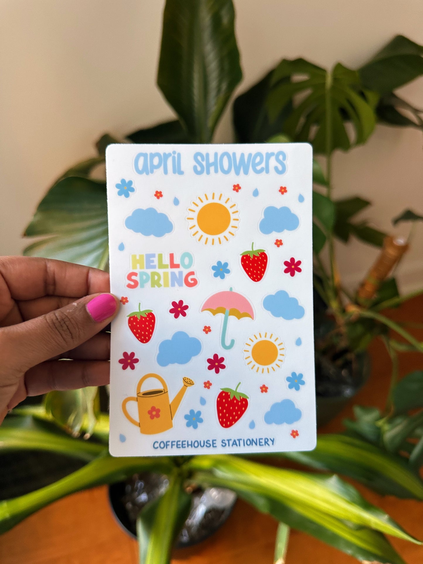 April Showers Sticker Sheet