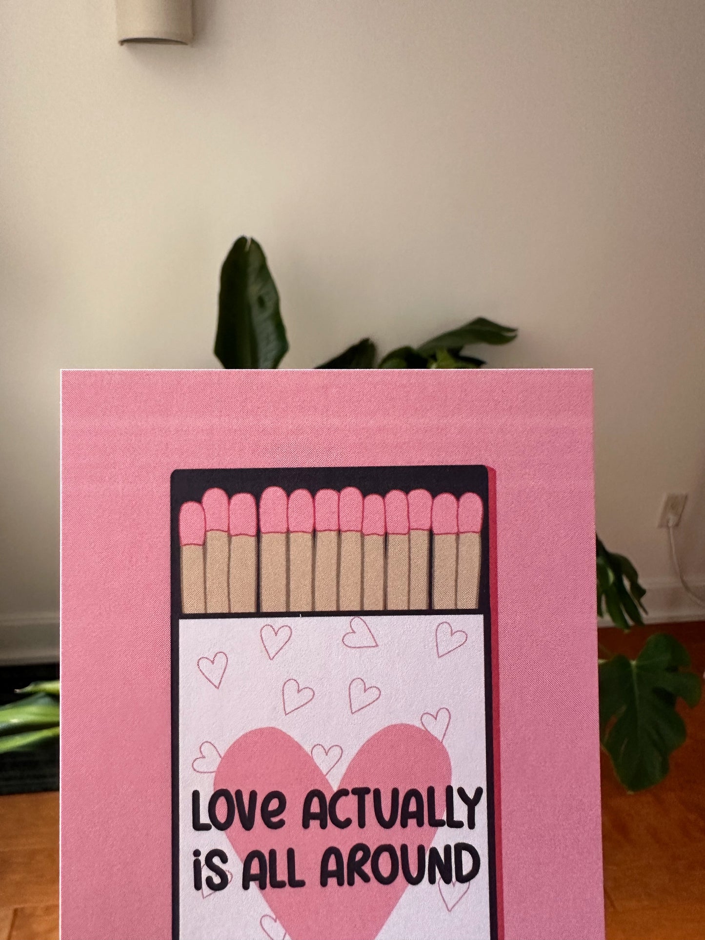 Love is All Around Postcard OOPSIE