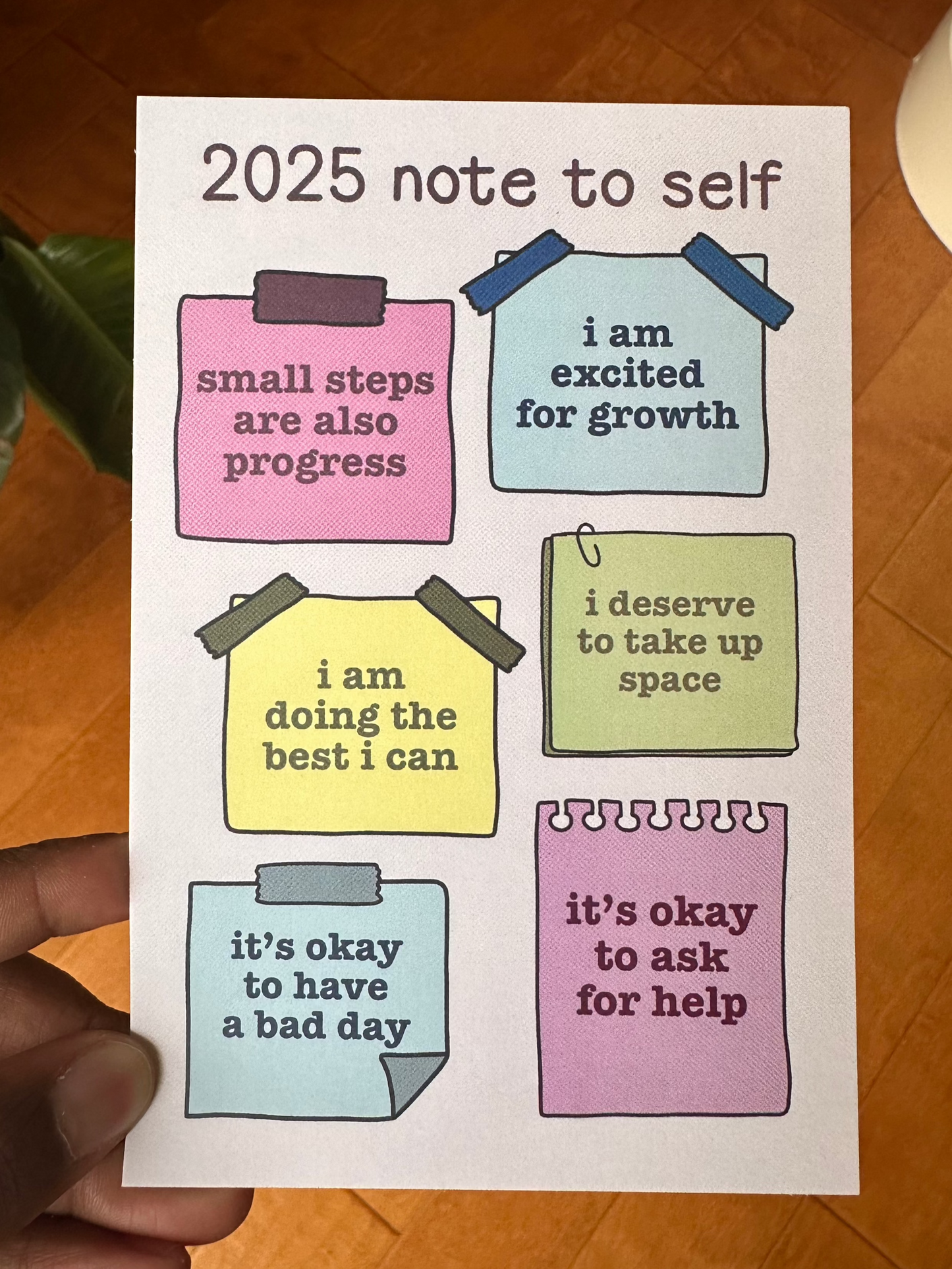New Year Affirmations Postcard