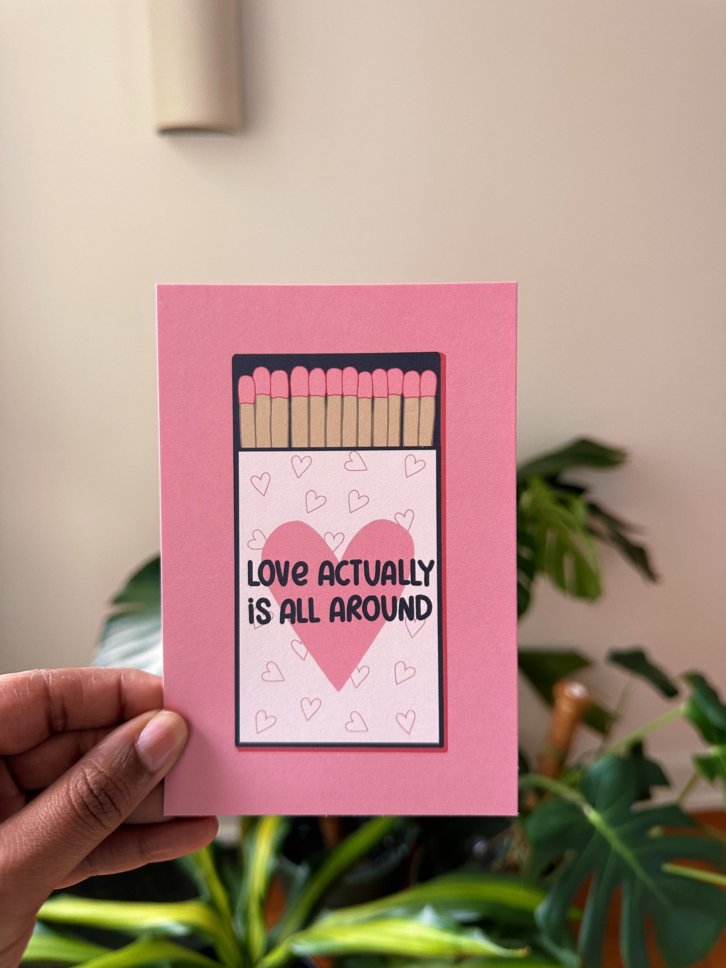 Love is All Around Postcard