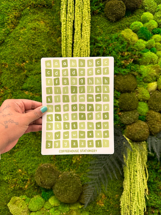 Grass is Always Greener Ransom Alpha Sticker Sheet