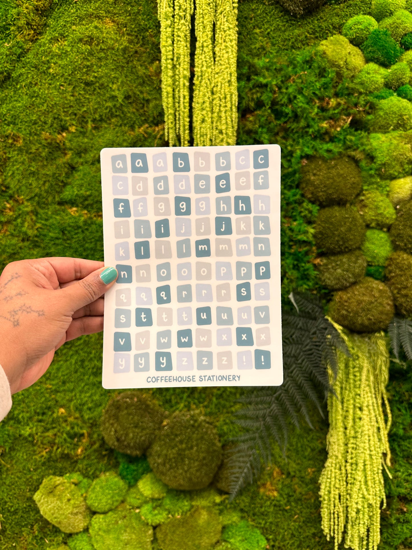 Stormy Skies Ransom Alpha Sticker Sheet