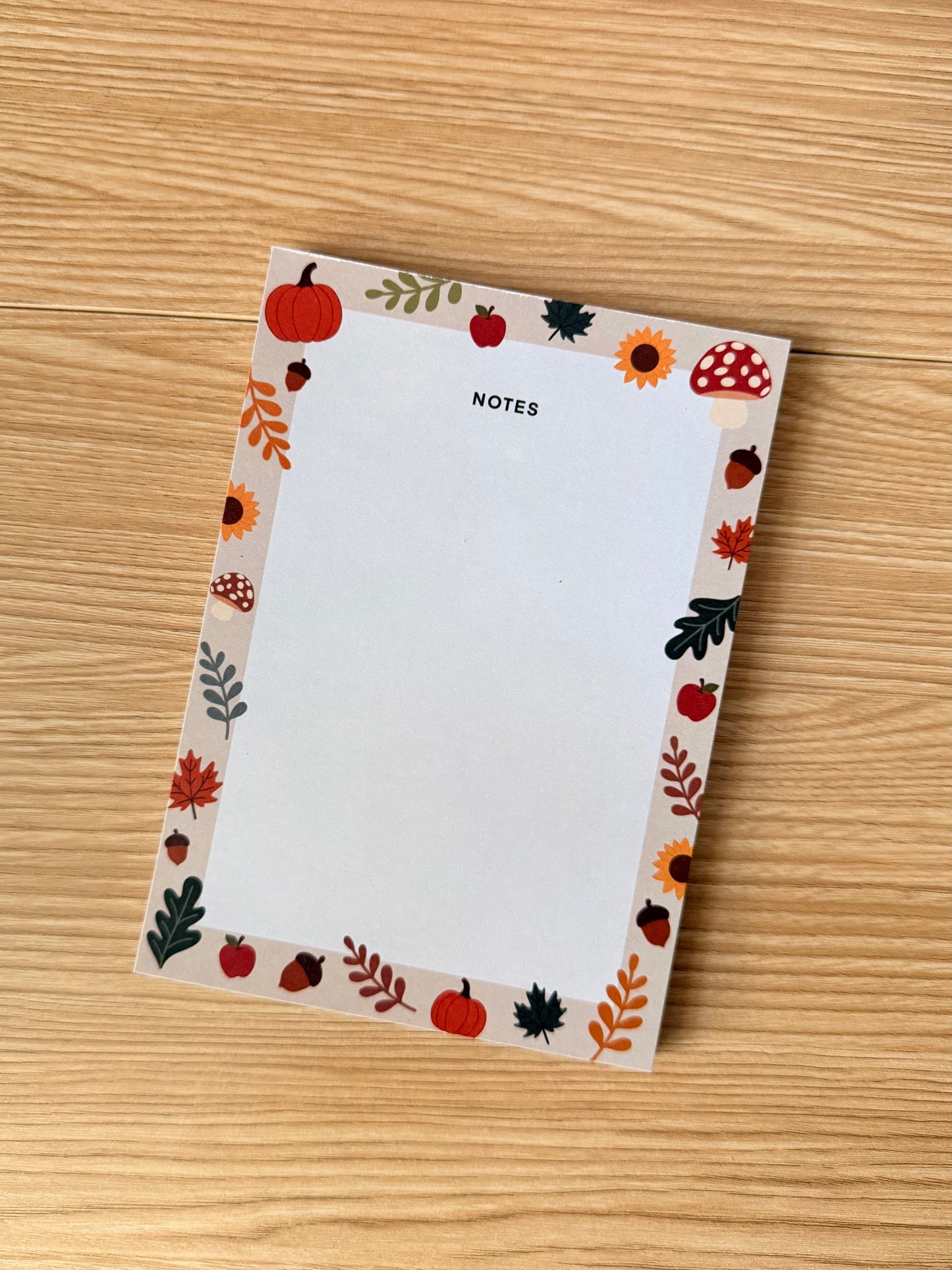 Harvest Notes Notepad