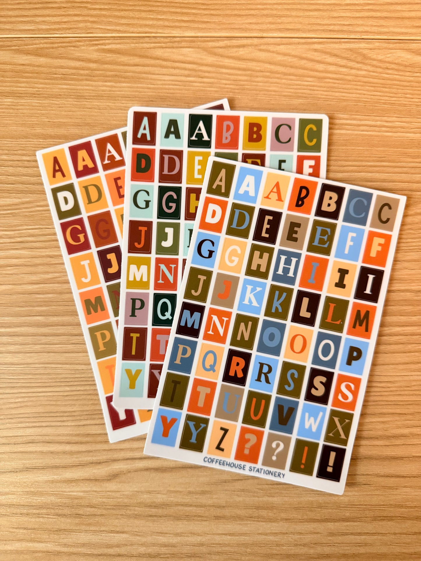 Autumn Archive Alphabet Sticker Sheet
