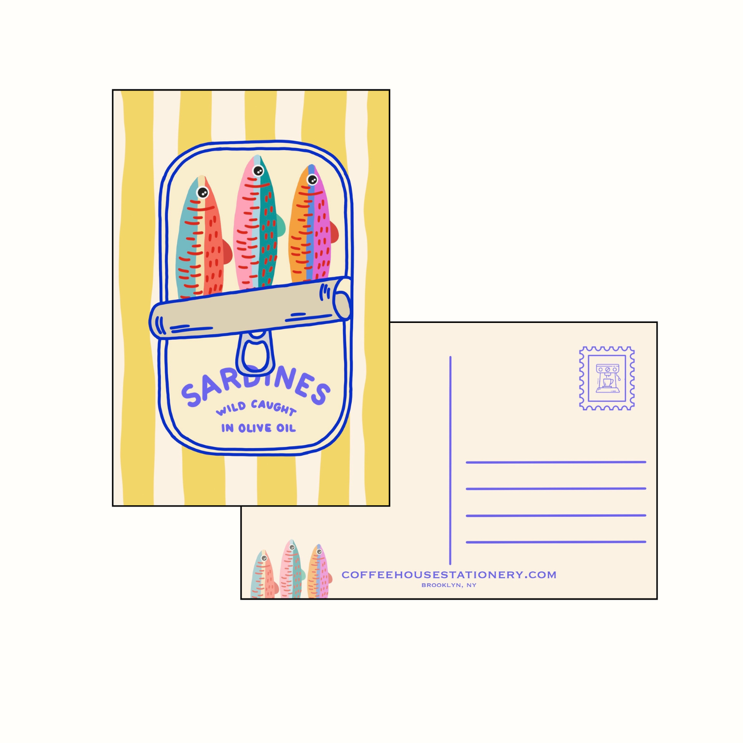 Tin Fish Postcard