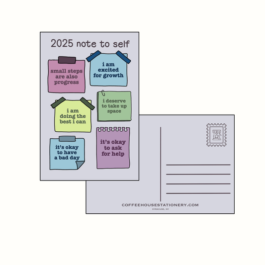 New Year Affirmations Postcard