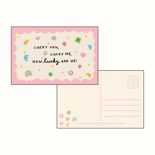 Lucky You Postcard