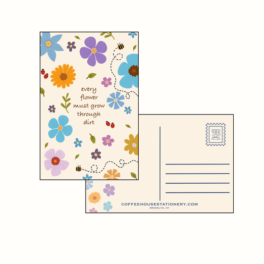 Flowers Grow Postcard