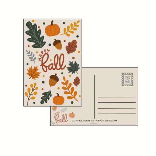 Happy Fall Postcard