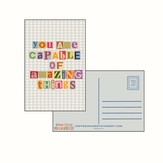 You Are Amazing Postcard
